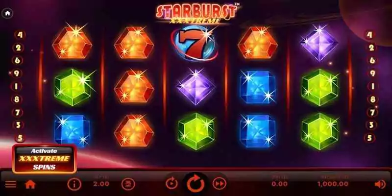 Đánh giá chất lượng của trò chơi Starburst