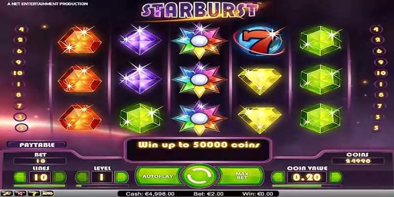 Cách để giành chiến thắng tại tựa game Starburst